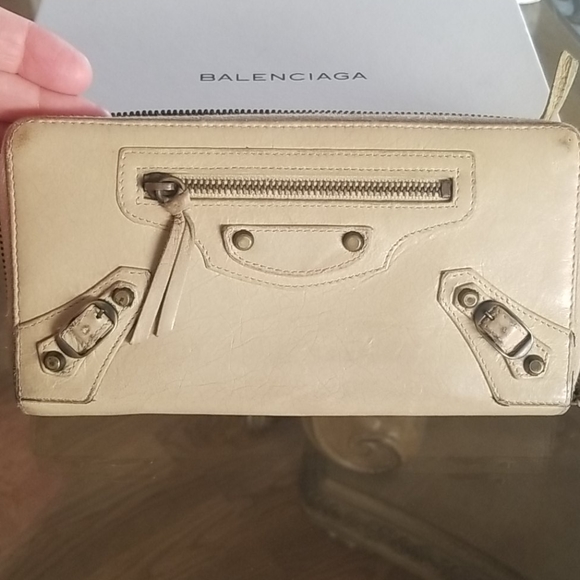 Balenciaga cream city wallet - Picture 7 of 10